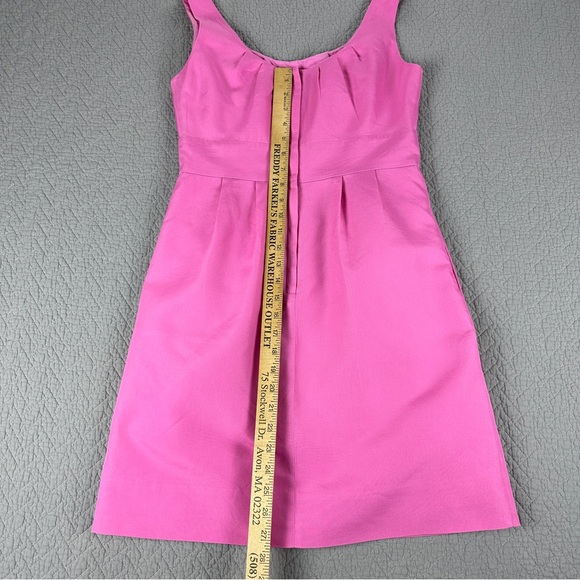 J. Crew Pink Cotton Dress Sleeveless Scoop Neck - Picture 6 of 16